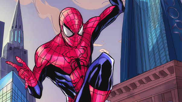 Spiderman Digital Art New Wallpaper
