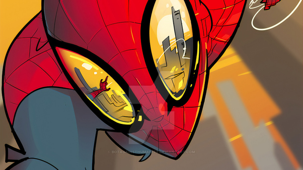 Spiderman Digital Fanart Wallpaper