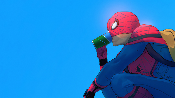 Spiderman Drink Wallpaper