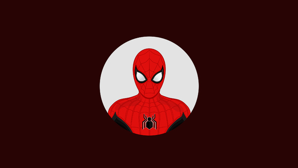 Spiderman Far From Home Minimal Wallpaper