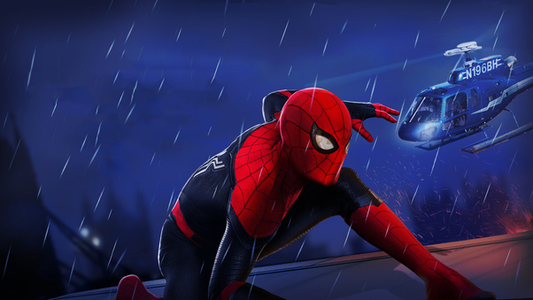 Spiderman Far From Home Movie 5k Wallpaper