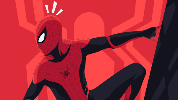 Spiderman Far From Home Movie Art Wallpaper
