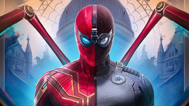 Spiderman Far From Home Suit Wallpaper