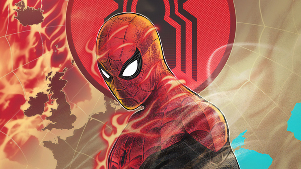 Spiderman Flame Wallpaper