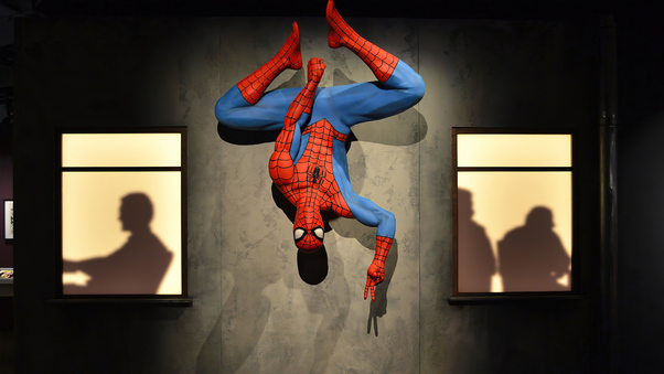 Spiderman Hanging Wallpaper