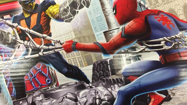 Spiderman Homecoming Promo Art Wallpaper