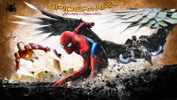 Spiderman Homecoming Tom Holland 4k Wallpaper