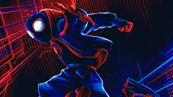 Spiderman Illustration 4k Wallpaper