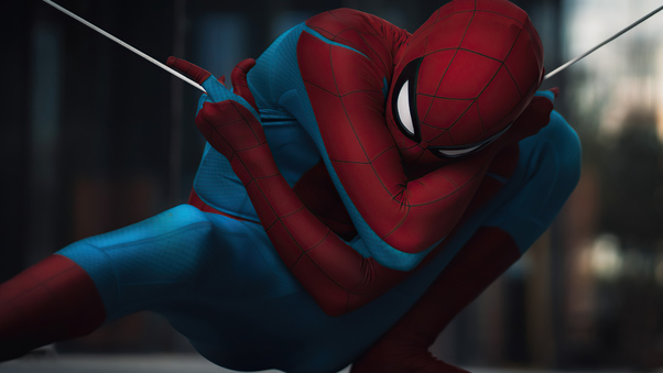 Spiderman In Action 5k Wallpaper