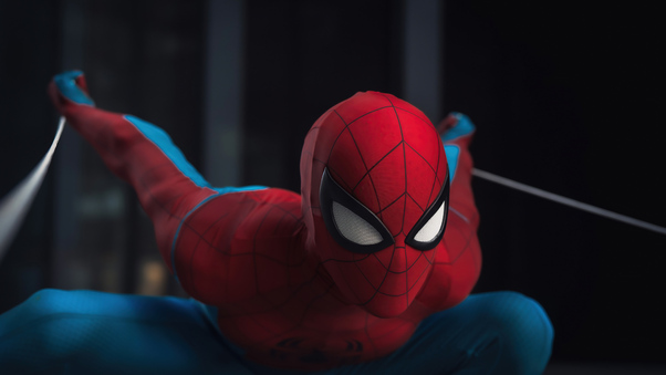 Spiderman In Action Wallpaper