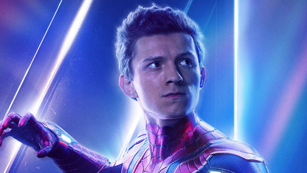 Spiderman In Avengers Infinity War New Poster Wallpaper