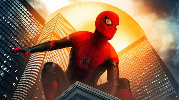 Spiderman In New York Art Wallpaper