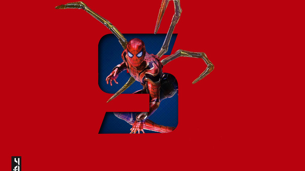 Spiderman Infinity War 5k Art Wallpaper