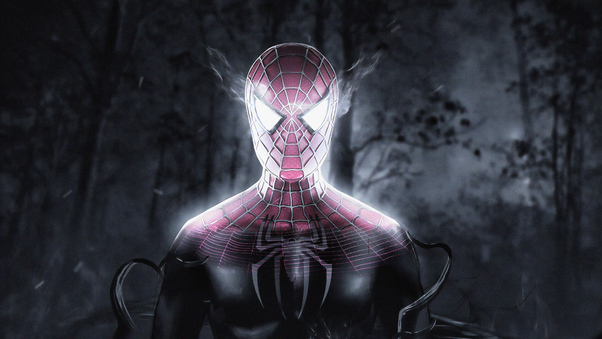 Spiderman Inside Venom Wallpaper