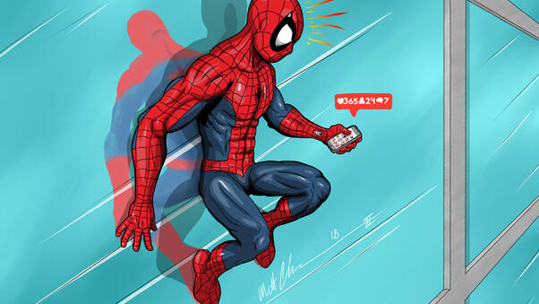 Spiderman Insta Fever Wallpaper