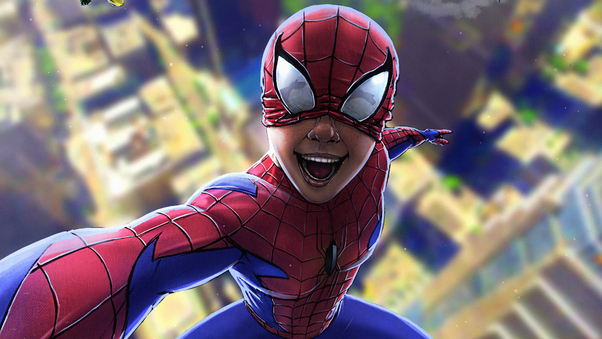 Spiderman Into The Spider Selfie 4k Wallpaper