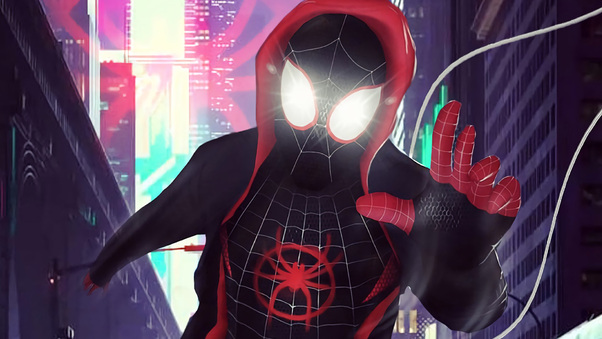 SpiderMan Into The Spider Verse 2018 Digital Art Wallpaper,HD ...