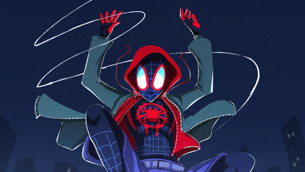 SpiderMan Into The Spider Verse Artwork Wallpaper