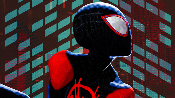 SpiderMan Into The Spider Verse Movie 2018 4k Poster Wallpaper