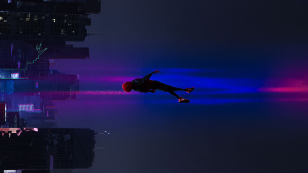 SpiderMan Into The Spider Verse Movie 2018 Art Wallpaper