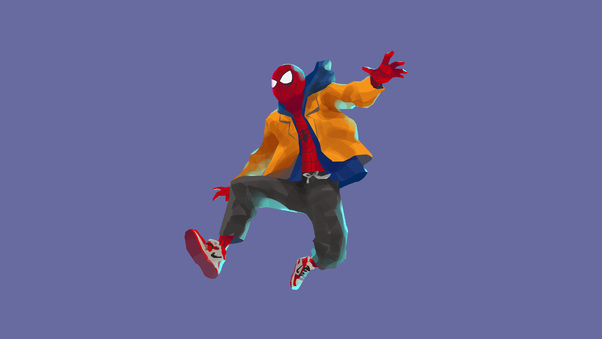 SpiderMan Into The Spider Verse Movie 4k Artwork Wallpaper