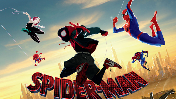 SpiderMan Into The Spider Verse Movie 4k Movie Wallpaper