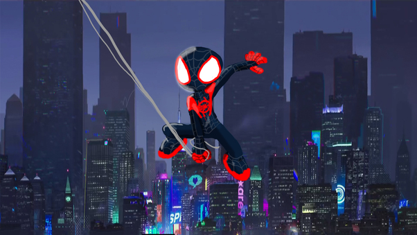 SpiderMan Into The Spider Verse Movie Artwork Wallpaper