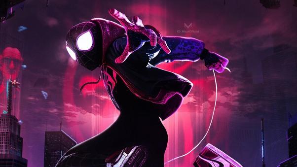 SpiderMan Into The Spider Verse Movie New Arts Wallpaper