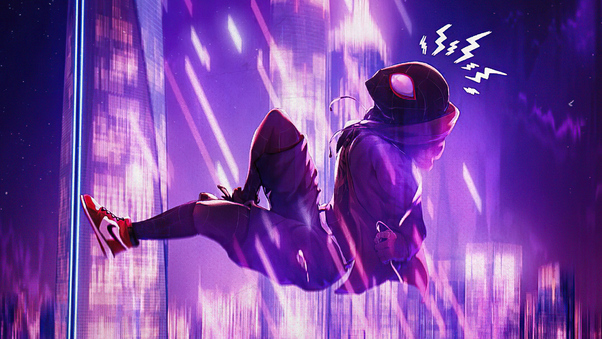 Spiderman Into The Spider Verse Movie Poster 4k Wallpaper