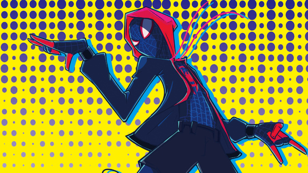 SpiderMan Into The Spider Verse New Art Wallpaper