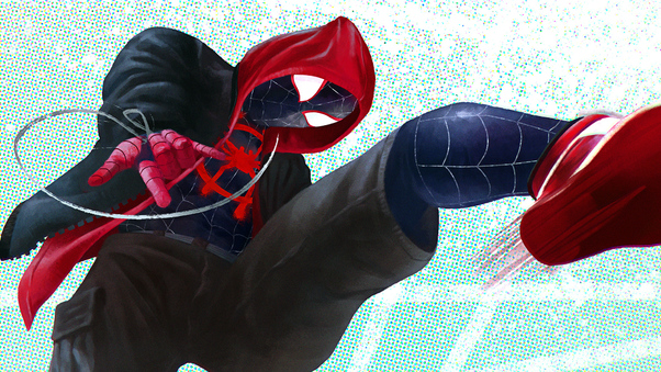 SpiderMan Into The Spider Verse New Artwork HD 2018 Wallpaper