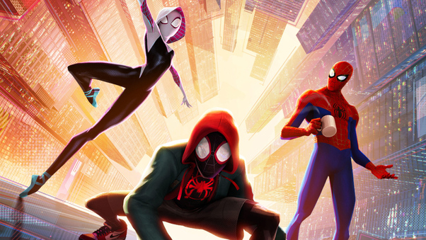 SpiderMan Into The Spider Verse New Poster Wallpaper