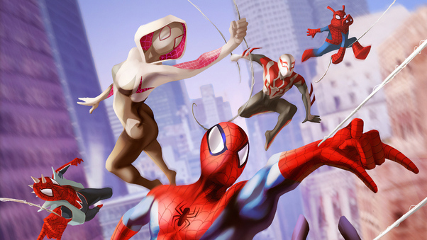 Spiderman Into The Spiderverse 2 2022 Movie Wallpaper