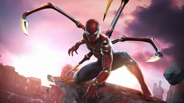 Spiderman Iron Suit Wallpaper
