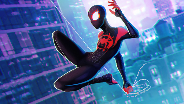 Spiderman Jump 4k Art Wallpaper