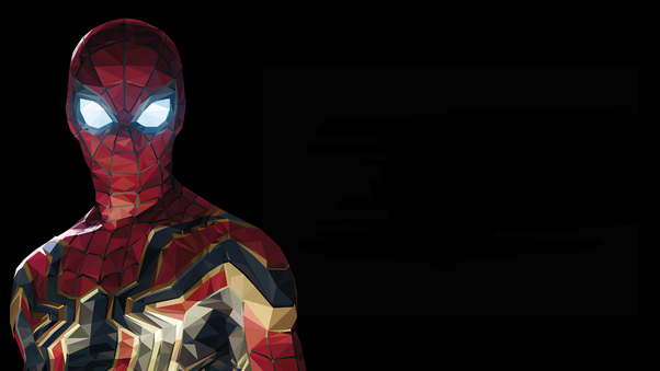 Spiderman Low Poly Wallpaper