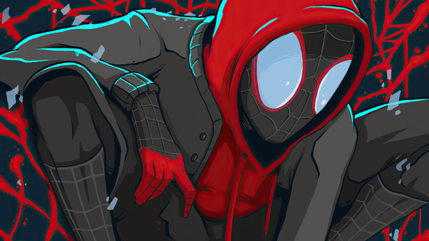 Spiderman Miles 4k Artwork Wallpaper