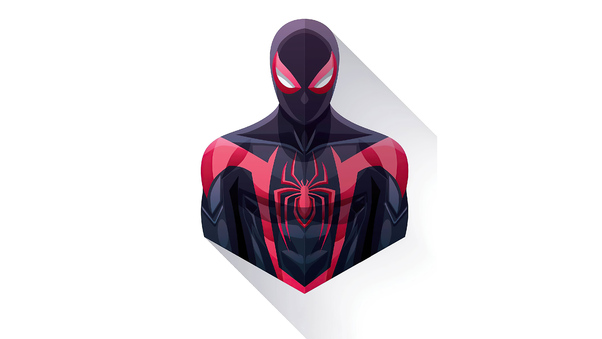 Spiderman Miles Minimalism Wallpaper