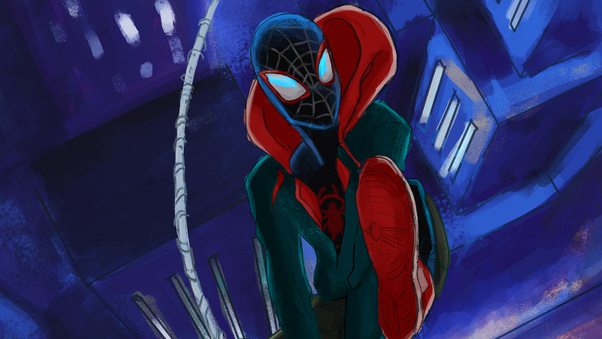 Spiderman Miles Morales Art 4k New Wallpaper