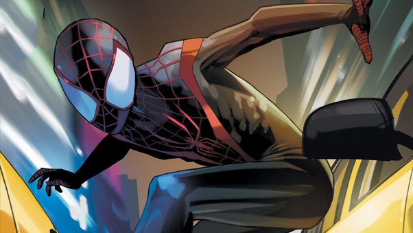 Spiderman Miles Morales Artwork HD Wallpaper