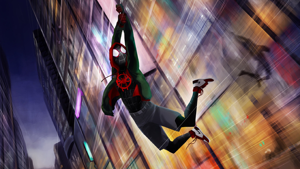 Spiderman Miles Morales Digital Artwork Wallpaper