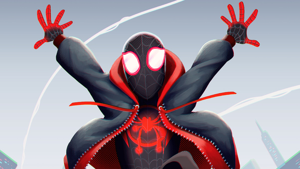 Spiderman Miles Morales New Art Wallpaper