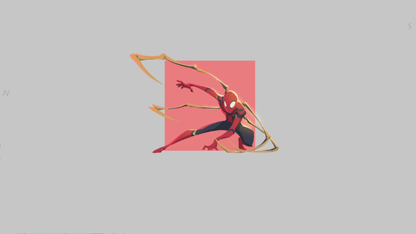 Spiderman Minimal 4k Wallpaper