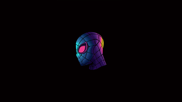 Spiderman Minimalism 4k Wallpaper