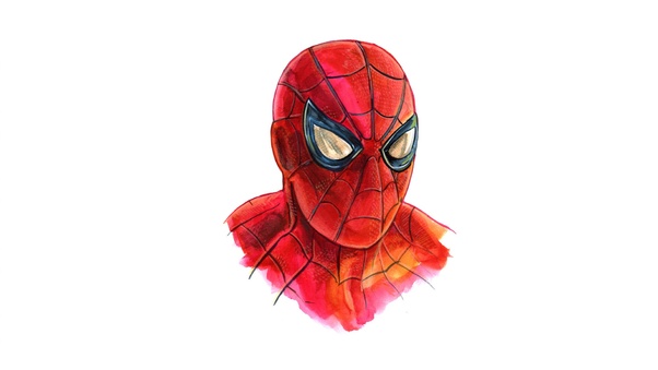 Spiderman Minimalism Artwork Wallpaper