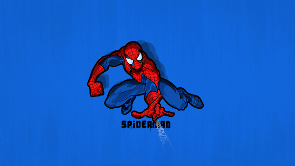 Spiderman Minimals Wallpaper