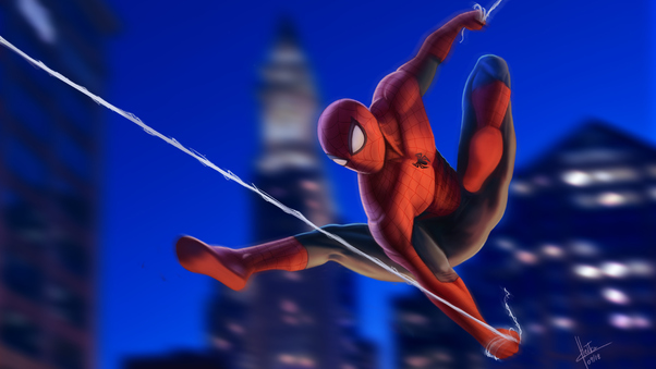 Spiderman New Art HD Wallpaper