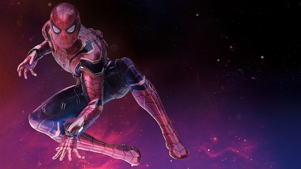 Spiderman New Suit For Avengers Infinity War Wallpaper