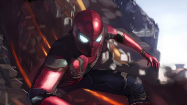 Spiderman New Suit In Infinity War 4k Wallpaper