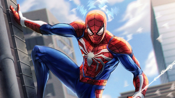 Spiderman Paint Art Wallpaper
